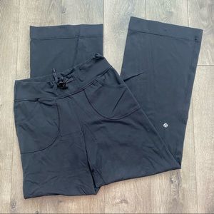 lululemon athletica Black Wide Leg Pants